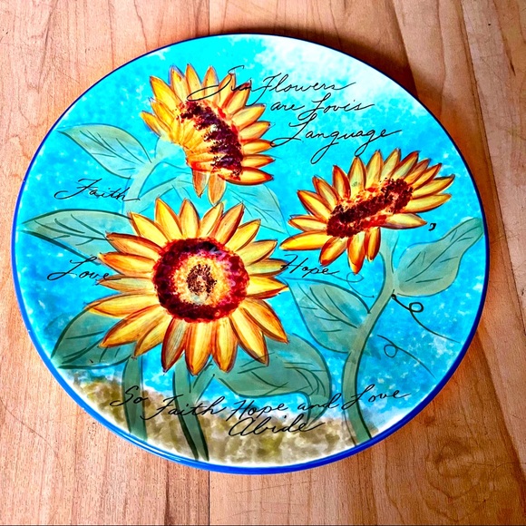 Cracker Barrel Other - SUNFLOWER PLATE BY SUSAN WINGET FOR CRACKER BARREL OLD COUNTRY STORE GORGEOUS!